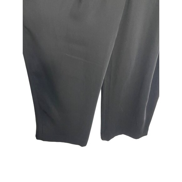 NWT COS Wide Leg Drape Relaxed Tailored Black High Rise Trouser Pants-sz 2 - Picture 5 of 8